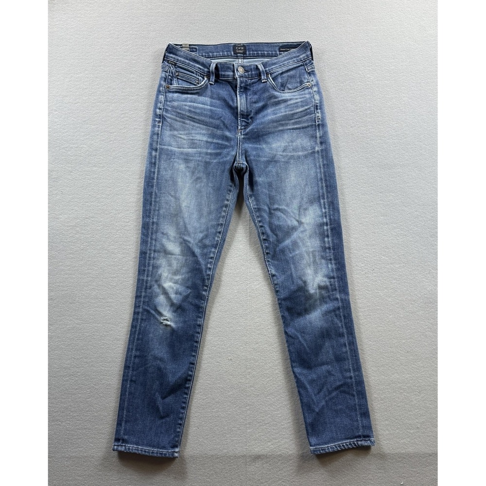 Citizens Of Humanity Rocket Crop Jeans Womens 27 Med Wash High Rise Skinny 26x24